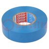 Soft PVC elektrische isolatietape blauw 19mm x 25m